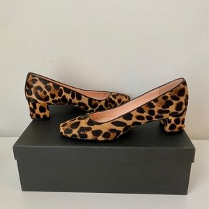 SOLD - NEW J Crew Kate pumps leopard print